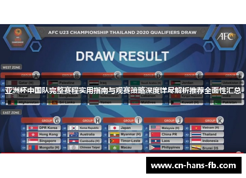 亚洲杯中国队完整赛程实用指南与观赛策略深度详尽解析推荐全面性汇总